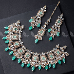 Juego de Joyería Tradicional India y Pakistaní al por Mayor, Nuevo Diseño Más Vendido, Juego de Collar para Mujer - Product Image 3