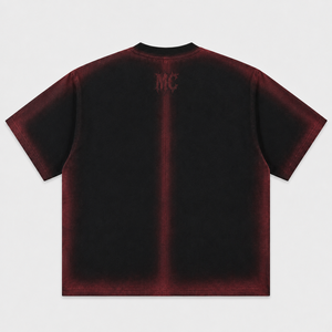 Camiseta Streetwear Personalizada de Algodón Pesado de 300GSM con Lavado Ácido, Estilo Oversize, Corte Cropped, Gráfico de Pedrería para Hombre - Product Image 2