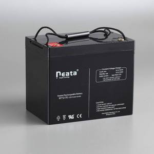 Bán hàng nóng 12V 70Ah chu kỳ sâu năng lượng mặt trời Gel Pin niêm phong chì axit Pin - Product Image 4