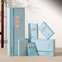 Thé Blanc Shou Mei du Yunnan 2018, Arôme de Dattes Rouges, 100g, 10 Boîtes, Mini Carrés en Forme de Cigarette, Idéal pour Cadeau, Collection ou Souvenir