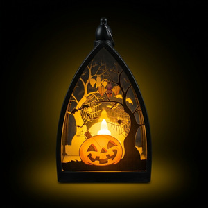 Halloween Decorations: Pumpkin, Ghost House, <strong>Skeleton</strong> Atmosphere <strong>Lamp</strong> - Product Image 6