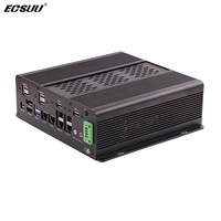 Serveur informatique industriel portable professionnel ECSUU, processeur Intel de 11e génération Tiger Lake I5 I7 quadricœur, 32 Go de RAM, disque dur de 1 To, châssis