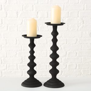 Bougeoir Antique noir se dresse pour la fête de mariage et la décoration de table 2024 dernière collection de décoration intérieure au meilleur prix - Product Image 2