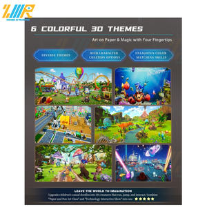 <span class=keywords><strong>Projecteur</strong></span> mural interactif <span class=keywords><strong>pour</strong></span> terrain de jeu intérieur avec écran tactile et modes de balayage - Product Image 4