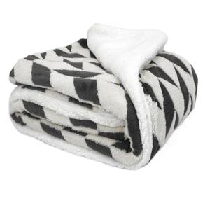<span class=keywords><strong>Manta</strong></span> térmica suave de invierno esponjosa para cama, sofá polar, colchas de felpa a cuadros, <span class=keywords><strong>manta</strong></span> Koce - Product Image 6