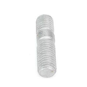 Boulons à tête cylindrique à double extrémité galvanisés à chaud de grade 8.8 <span class=keywords><strong>DIN</strong></span> <span class=keywords><strong>939</strong></span> en acier au carbone métrique pour équipements et construction - Product Image 3