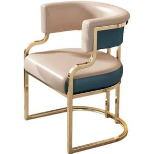 كرسي طعام فاخر للفنادق ومكاتب المبيعات وصالونات التجميل واستقبال العملاء وكرسي صالون الأظافر وكرسي المكياج - Product Image 5