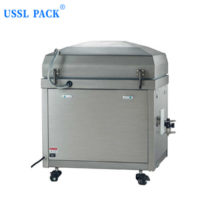 Machine d'emballage sous vide industrielle DZQ-850S avec chambre à roulement automatique et convoyeur à bande pour la viande et le bœuf - Product Image 3