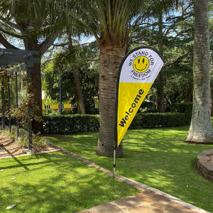 أعلام ريشية مطبوعة رقمياً بالجملة، لافتات ريشية إعلانية، عرض ترويجي - Product Image 2