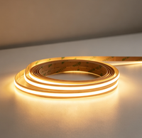 Bande lumineuse LED COB flexible à découpe libre 528 LED, température de couleur multiple, 24 V, longue durée de vie, lampe linéaire pour applications commerciales et d'ingénierie