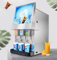 Dispensador de Bebidas Comercial de Tres y Cuatro Válvulas, Máquina de Bebidas Carbonatadas de Autoservicio, Dispensador de Refrescos, Cola y Jugos