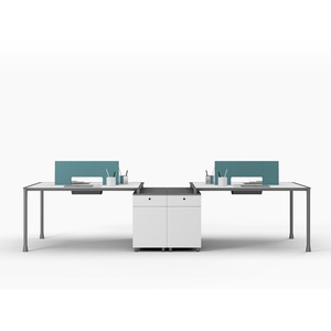 New Design Modern Office Furniture China 4 People Office <b>Desk</b> <b>Workstation</b> Office Partitions Table <b>Workstation</b> - Product Image 2