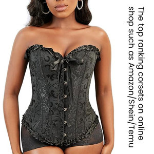 Venta caliente Body Shaper Belly Fat Reduce el desgaste Reloj de arena Shapewear Tops <span class=keywords><strong>Corset</strong></span> De Mujer - Product Image 2