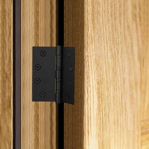 Tùy biến chuyên nghiệp Matt đen có thể tháo rời pin thương mại 4.5 inch Vuông Bóng mang cửa bản lề - Product Image 6