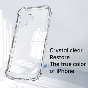 QY เคสมือถือ TPU PC iPhone 14 13 12 11 PRO MAX เคสมือถือโปร่งใสสำหรับ fundas Para iPhone 15 16 PRO MAX - Product Image 5