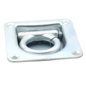 Anneau en D encastré pour attache de remorque, en acier zingué, pour fixation de cordes de chargement de camion - Product Image 3