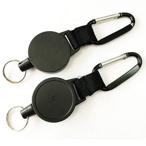 Sıcak satış geri çekilebilir çantanıza rozet makara küçük kamp karabina ağır plastik geri çekilebilir makaralı isimlik tutucu - Product Image 4