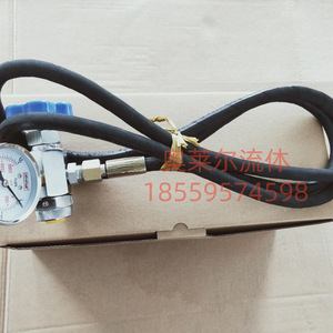 Cqj Air Inflator Single Cylinder Metal Pointer Gauge Compact Car Motorcycle Use - Product Image 1