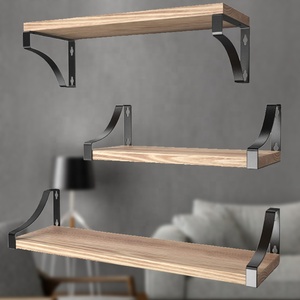 Đa Năng Bộ 3 Có Thể Điều Chỉnh Công Nghiệp Rắn Hiển Thị Nổi Kệ Paulownia Tường Kệ Trang Trí Nội Thất - Product Image 1