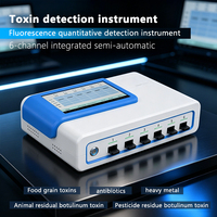 Analyseur de toxines fongiques pour aliments, détecteur de toxines fongiques et de métaux lourds dans les céréales, équipement de test quantitatif des toxines par fluorescence