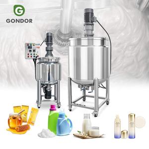 Industrial Salad Dressing Liquid Chemical 10 Ton 200l 1000ltr Stainless Steel Jacketed Mixing Tank with Ph Meter Ace - Product Image 1