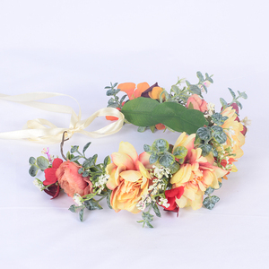 Nouvelle Guirlande Florale Hybride de Créateur, Vente Directe Usine, Accessoires de Coiffure, Couronne, Accessoires Cheveux - Product Image 4