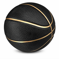 Ballon de basket en caoutchouc, taille 7 officielle, 29,5 pouces, durable, léger, résistant à l'eau, antidérapant, pour streetball, entraînement en salle de sport