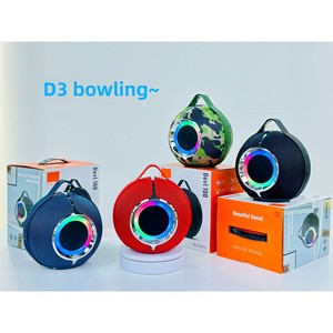 Nuevo Altavoz Portátil RGB Estilo Bowling para Exteriores, Mini, Compacto, con Luces <span class=keywords><strong>de</strong></span> Colores, Ranura para Tarjeta, Sonido Inalámbrico 5.0 - Product Image 2