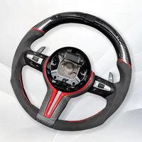 Setir Kemudi Serat Karbon Upgrade untuk BMW M1 M2 M3 M4 M5 M6 F10 F18 F11 F12 F30 X1 X2 X3 X4 X5 X6 Seri 3 Seri 5