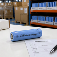 Batteries lithium-ion cylindriques 18650 de haute qualité Guojvxin 3500mAh 3.7V 3C, cathode LiCoO2, 1000 cycles, pour scooters électriques