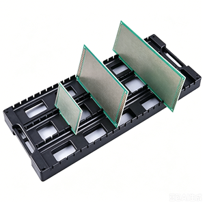<span class=keywords><strong>Berserk</strong></span> Bandejas de Plástico Conductivas Apilables para PCB, Cajas Antiestáticas Pequeñas, Estante ESD - Product Image 4