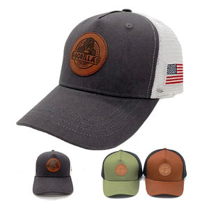 Cappello da camionista ERA personalizzato all'ingrosso, nuovo modello alla moda, unisex, con ricamo 3D, in rete, tinta unita, a 5 pannelli, sportivo, da baseball, di marca - Product Image 2