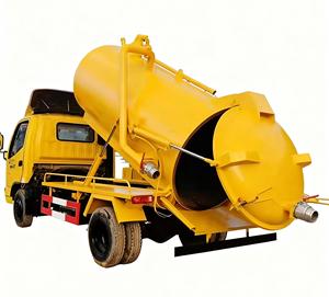 Camion aspirateur Euro 3, 9000 litres, 9 tonnes, 4x4, diesel, aspiration des eaux usées, brise-merde puissant, aspiration efficace, transmission manuelle - Product Image 4