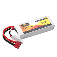 Batterie Lipo 2S 2200mAh 7.4V 50C Lip, pack de batteries lithium-ion pour voiture, camion, avion, hélicoptère, bateau, modèle réduit RC