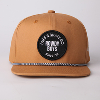 Gorras Clásicas Personalizadas para Niños Pequeños, de Algodón, con Visera Corta, 6 Paneles, con Parche Tejido