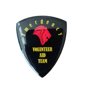 Cmyk In Ấn Huy Hiệu <span class=keywords><strong>Epoxy</strong></span> Dome Nhôm Nhãn Pins Chải Ủng Hộ Tùy Chỉnh Của Riêng Bạn Logo Brass In Ve Áo Pin Huy Hiệu - Product Image 4