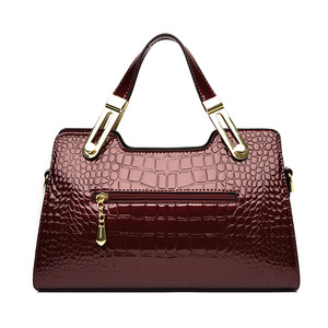 Sac à main pour femme de luxe de haute qualité en PU avec fermeture éclair imperméable Sac fourre-tout décontracté Grande capacité Doublure en polyester Sangle unique - Product Image 5