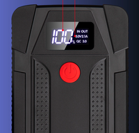Démarreur de voiture d'urgence 20000mAh 12V, batterie externe multifonction pour voiture avec écran LED, garantie 1 an