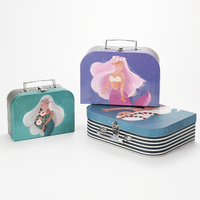 Boîte d'emballage de valise en carton de luxe de haute qualité personnalisée boîte-cadeau de valise en carton pour enfants et nouveaux nés