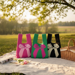 <span class=keywords><strong>Sac</strong></span> à main <span class=keywords><strong>mini</strong></span> 2026, sacs à main mignons pour filles, sacs fourre-tout verts pour femmes, <span class=keywords><strong>sac</strong></span> à bandoulière avec nœud et sangle en polyester - Product Image 1