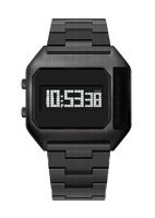 Jam Tangan Digital LCD Solar Retro 2026 Tenaga Surya Casing Persegi Alarm Jam Tangan Pria OEM Kustom