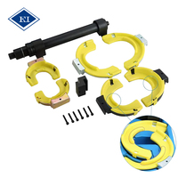 Kit d'outils professionnels pour la réparation de véhicules, compresseur et extracteur de ressorts hélicoïdaux pour amortisseurs automobiles