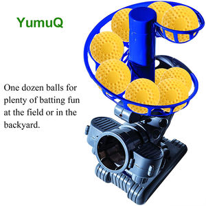 YumuQ 12インチ 5オンス カラフルPUフォーム ディンプル野球＆ソフトボール 電動自動供給機 打撃練習用 - Product Image 6