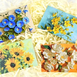 Cemao 手写创意节日教师节情人节婚礼请柬3D花朵长方形卡片信封 - Product Image 4