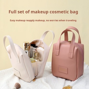 Nuova <span class=keywords><strong>borsa</strong></span> per il trucco a conchiglia <span class=keywords><strong>grande</strong></span> capacità <span class=keywords><strong>Organizer</strong></span> cosmetico portatile, elegante <span class=keywords><strong>borsa</strong></span> da viaggio con Design personalizzabile - Product Image 2