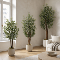 Arbre d'olivier artificiel OEM ODM, plante d'olivier artificielle pour la décoration de la maison, du balcon, de la terrasse méditerranéenne, vente en gros