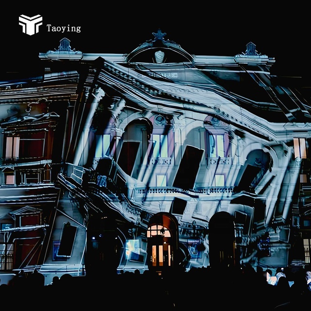 3D Art Projection Projector Outdoor Building Mapping Customization for Large Venue Cultural Tourism Projects