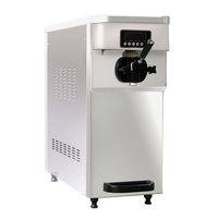 Machine à glace molle commerciale portable OEM ODM avec pompe à air, pour cornets et coupes glacées, saveur unique