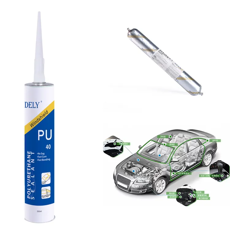 High Quality PU Adhesives Black Polyurethane Adhesive for Car Window Screen