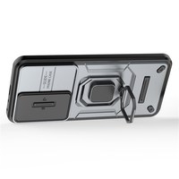 Coque de téléphone For Honor 200 5G avec protection d'objectif et béquille en PC et TPU